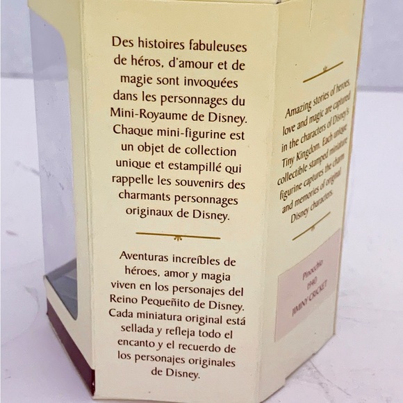 NIB Disney Tiny Kingdom Jiminy Cricket Figurine in Box Vintage Holiday Gift Idea - Picture 5 of 14